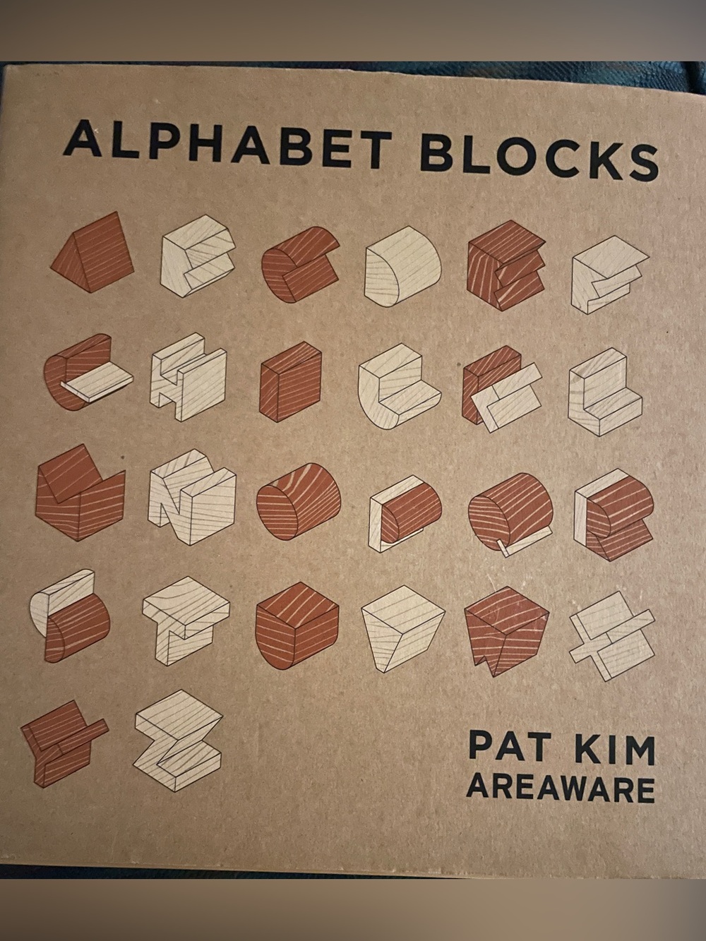 Alphabet Blocks by Pat Kim for Areaware